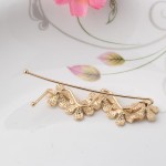 New Wave Shaped Simple Bobby Pin Five Pcs Flowers Pins Hair clips Wedding Decoration Hair Accessories Headwear Barrettes