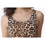 New Women Bottoming Leopard Printed Dress Sexy Club Evening Party Dresses Sexy Backless Tight Summer Dress TY3123