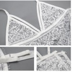 New Women Summer Brandy Melville Tops Spaghetti Strap Ladies Camisole Lace Bralette Sexy Tank Top Black White Crop Top Best S290