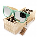 New arrival 2016 Fashion Wood Bamboo Sunglasses Women's Cute Eyewear Sun Glasses Handmade Cheap Sunglasses BS025