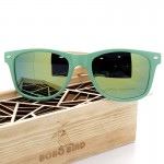 New arrival 2016 Fashion Wood Bamboo Sunglasses Women's Cute Eyewear Sun Glasses Handmade Cheap Sunglasses BS025