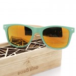 New arrival 2016 Fashion Wood Bamboo Sunglasses Women's Cute Eyewear Sun Glasses Handmade Cheap Sunglasses BS025