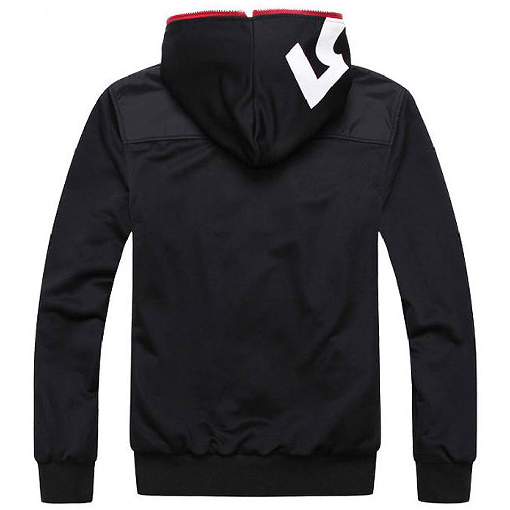 black thin hoodies