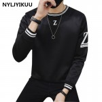 New cool men sweatshirts long sleeve elegant warm pullover vintage casual tops Fashion men 100% high quality Hoodies