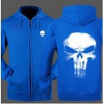 New fashion autumn winter American TV Movie Men Clothing The Punisher Sweatshirt Hoodies Cosplay Costume Coat Hot Sale black mma