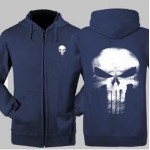 New fashion autumn winter American TV Movie Men Clothing The Punisher Sweatshirt Hoodies Cosplay Costume Coat Hot Sale black mma