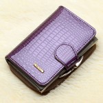 New pattern Genuine leather women's short design wallet fashion classic crocodile pattern purse female  Wallets Cowhide 3 Colors