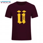 New summer Fashion Men Unkut T Shirt Hip Custom printing Camisa  T-Shirt Mens Short sleeve Tops