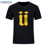 New summer Fashion Men Unkut T Shirt Hip Custom printing Camisa  T-Shirt Mens Short sleeve Tops