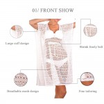 New year Gift 2017 Summer Beach Tunic Lady Sexy White long swimsuit beach shawl Chiffon cloth Women Beach kaftans dresses 