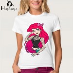 Newest Funny Cartoon Red Riding Frog Printe T-Shirt Summer Women/Ladies Fashion Twenty One Pilots Short Sleeve princess Tee Tops