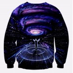 Newest galaxy space printed creative hoodies 3d men's Sweatshirts Autumn novelty 3D psychedelic hoody clothes