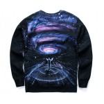 Newest galaxy space printed creative hoodies 3d men's Sweatshirts Autumn novelty 3D psychedelic hoody clothes