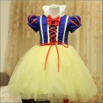 Nicoevaropa 2018 Princess Girls Dresses Costume Children Halloween and Christmas Snow White Cosplay Fancy Dresses Kids Vestido