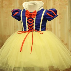 Nicoevaropa 2018 Princess Girls Dresses Costume Children Halloween and Christmas Snow White Cosplay Fancy Dresses Kids Vestido