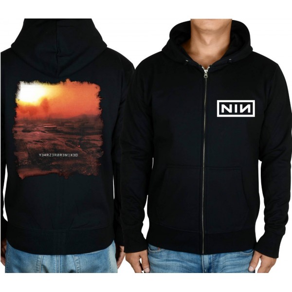 Nine Inch Nails rock band  The Downward Spiral  / Hesitation Marks new  hoodie