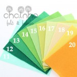 Non Woven Felt Fabric 1mm Thickness Polyester Cloth Felts Of Home Decoration Pattern Bundle For Sewing Dolls Crafts 40pcs15x15cm