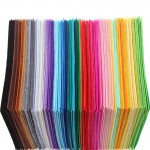 Non Woven Felt Fabric 1mm Thickness Polyester Cloth Felts Of Home Decoration Pattern Bundle For Sewing Dolls Crafts 40pcs15x15cm