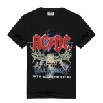 Novelty Design T Shirt Men 3d AC DC Bell Skull Chain acdc I Got My Bell Gonna Take Ya To Hell Casual Brand Clothing Men t shirt