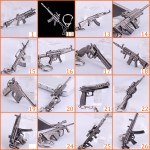 Novelty Items Counter Strike AK47 Guns Keychain Trinket Awp Rifle Sniper Key Chain Key Ring Jewelry Souvenirs Gift Men Llaveros