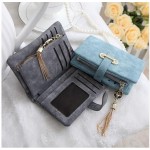 Nubuck Leather Women Wallets Female Fashion Zipper Small Wallet Women Short Coin Purse Holders Retro Wallet and Purses portfolio