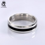 ORSA JEWELS New Arrival Stainless Steel Couple Ring Fashion Design Ring for Men and Women Popular Ring Free Shipping OTR03