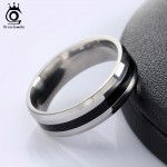 ORSA JEWELS New Arrival Stainless Steel Couple Ring Fashion Design Ring for Men and Women Popular Ring Free Shipping OTR03