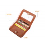 Oil Wax Leather Wallet Female Wallets with Zipper Coin Bag Genuine Leather Women Wallets Small Short Purses for Female