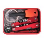 Outdoor Hiking Camping Tools Emergency Tool Set Multi-function Wildlife SOS Tool Box Travel Kit Survival Camping Equipment Gear