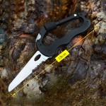 Outdoor Multi-function EDC Tool 5 in 1 With Knife Screwdriver Aluminum Climbing Carabiner Hook Gear Multi Tool Buckle Rock Lock 