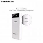 PISEN 18650 Power Bank 20000mah LCD External Battery Portable Mobile Fast Charger Dual USB Powerbank for iPhone 6 Samsung Tablet