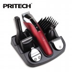 PRITECH Professional Hair Trimmer 6 In 1 Hair Clipper  Shaver Sets Electric Shaver Beard Trimmer Hair Cutting Machine