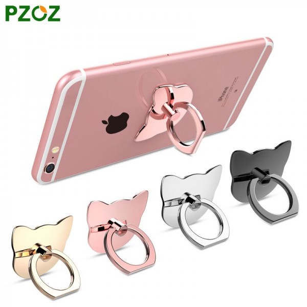 PZOZ 360 Degree Finger Ring Mobile Phone Smartphone Stand Holder For iPhone iPad Xiaomi all Smart Phone Luxury Couple Models