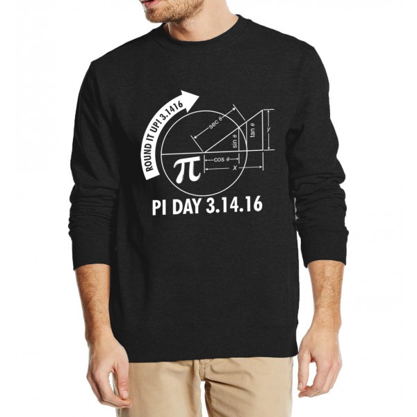 Pi Day 3.1416 men sweatshirt Math Graph hoodies 2016 new autumn winter streetwear tracksuit hooded harajuku  brand clothing