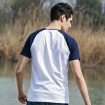 Pioneer Camp 100% cotton mens t-shirt bamboo cotton cape sleeves fitness t-shirt men clothing brand tshirt male 677014