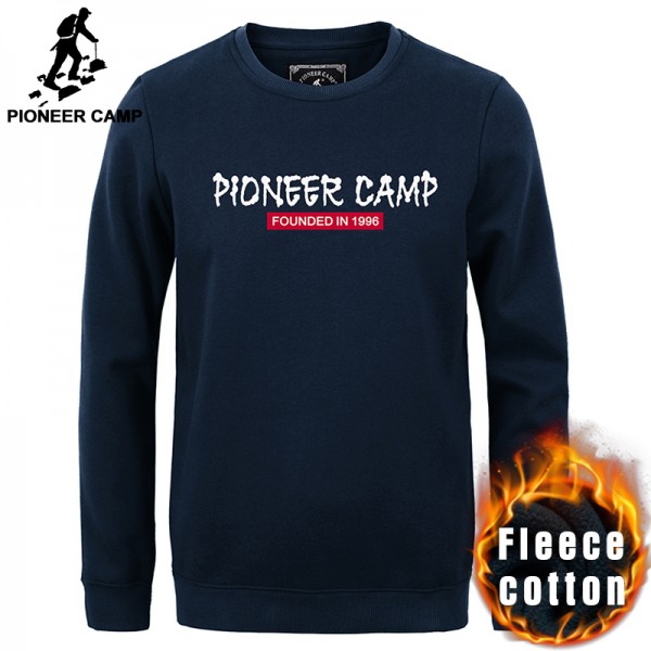 Pioneer Camp 2016 new fashion mens hoodies fitness cotton casual pullover men brand clothing thicken fleece male sweatshirt