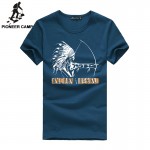 Pioneer Camp 2017 fashion new mens t shirt print o-neck   tshirts loose shorts black100%cotton men clothing 677051