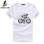 Pioneer Camp 2017 t shirt men cotton summer white black o-neck male tshirts fashion print pattern brands t-shirt  mens