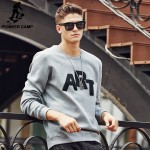 Pioneer Camp Autumn Winter thick fleece hoodies men brand clothing top quality New 100% cotton male Casual Sweatshirt 677081