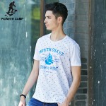 Pioneer Camp Fashion New Navy Wind Soft Thin Men T shirt Summer Style Printed Tee Men Cotton T shirt Fitness For Youth 622079