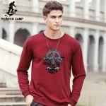 Pioneer Camp Hoodies Men Hip Hop cool Mens Brand clothing male Hoodie Sweatshirt  Suit Slim Fit color Black red wine 699029