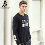 Pioneer Camp NEW 2016 men famous brand hoodies men Fashion brand clothing top quality men's Hoodies Sweatshirts red black 611903