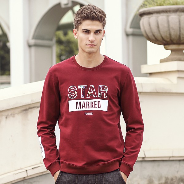 Pioneer Camp NEW 2016 men famous brand hoodies men Fashion brand clothing top quality men's Hoodies Sweatshirts red black 611903