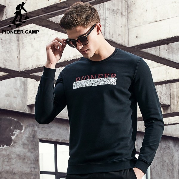 Pioneer Camp New Spring hoodies men brand clothing fashion male sweatshirts top quality casual printed hoodies for men AWY702009