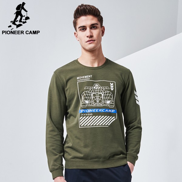 Pioneer Camp New Spring sweatshirts men brand clothing fashion male hoodies top quality casual tracksuits for men AWY701009