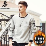 Pioneer Camp New arrival thick warm hoodies men brand clothing autumn winter sweatshirts male top quality men hoodies 699035