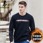 Pioneer Camp New casual autumn winter sweatshirts men brand clothing thicken warm hoodies male top quality with fleece 677212