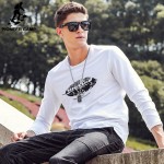 Pioneer Camp T-Shirt Men Brand Fashion Men's printed Design Tops & Tees T Shirt Men Long Sleeve casual elastic T shirt  699052