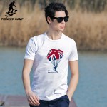 Pioneer Camp Top quality Mens T Shirt Print Summer swear Casual 100% Cotton Breathable soft Men T-Shirt  Brand Clothing