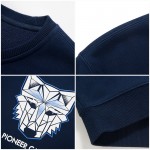 Pioneer Camp blue men sweatshirt brand clothing top quality New cat printing male hoodies casual fashion hoodies men 677088